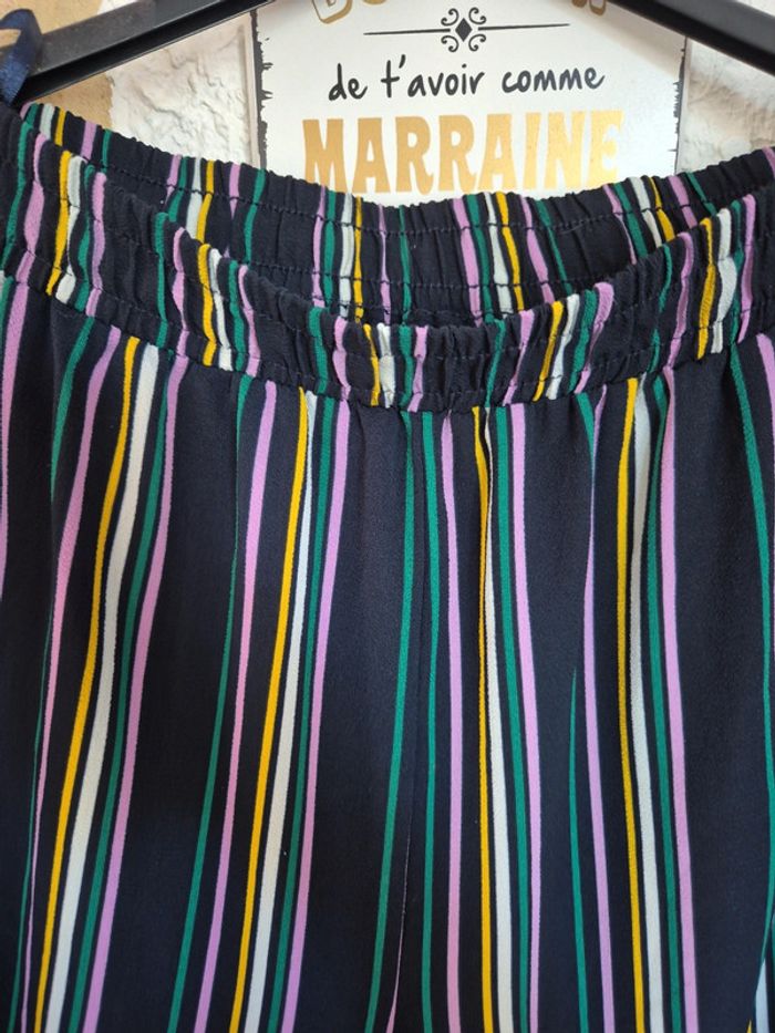 Joli pantalon fluide à jambes larges taille 48 - photo numéro 4