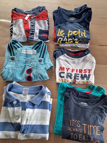 Lot vêtements garçon 9 mois