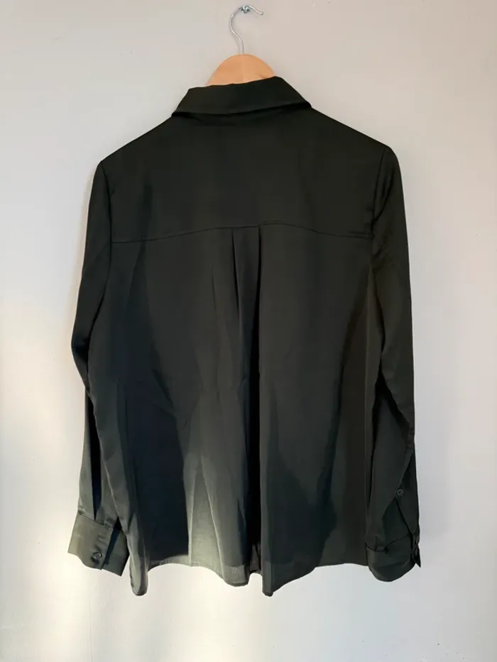 Chemise kaki satinée - photo numéro 2