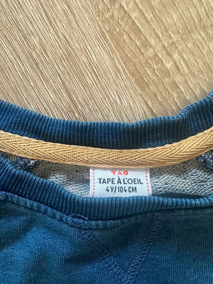 T-shirt Bleu Tape a l’œil - photo numéro 3