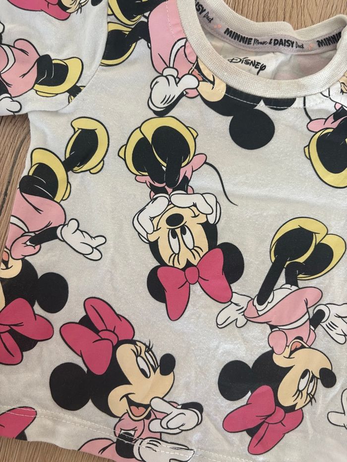 T-shirt manche longue Minnie - taille 0-3 mois - Disney x Primark - photo numéro 5