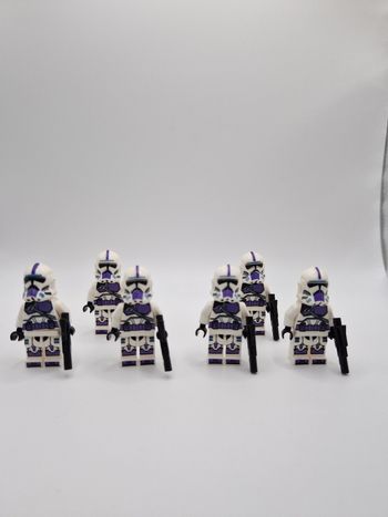 Figurines type lego 6 clones de la 187ème star wars
