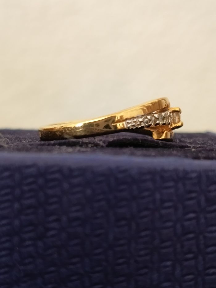 Bague plaqué or. - photo numéro 4