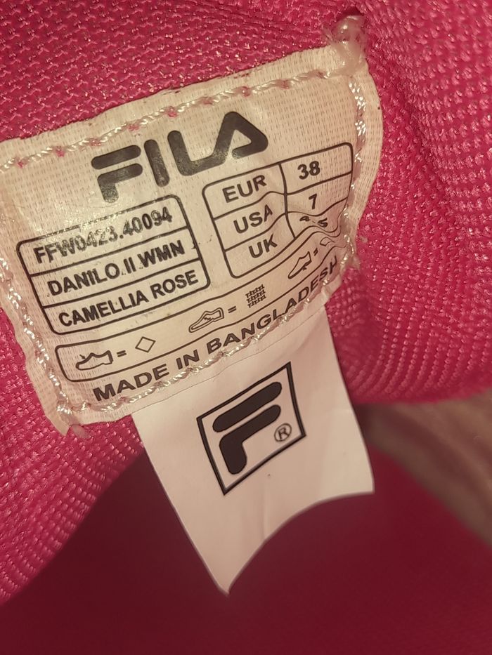 Baskets Fila rose - photo numéro 4