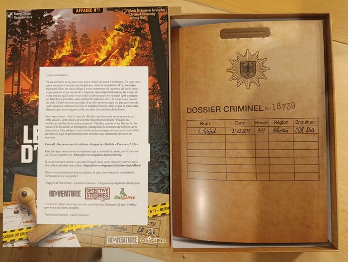 Jeu d'enquête / Les flammes d'Adlerstein - photo numéro 3