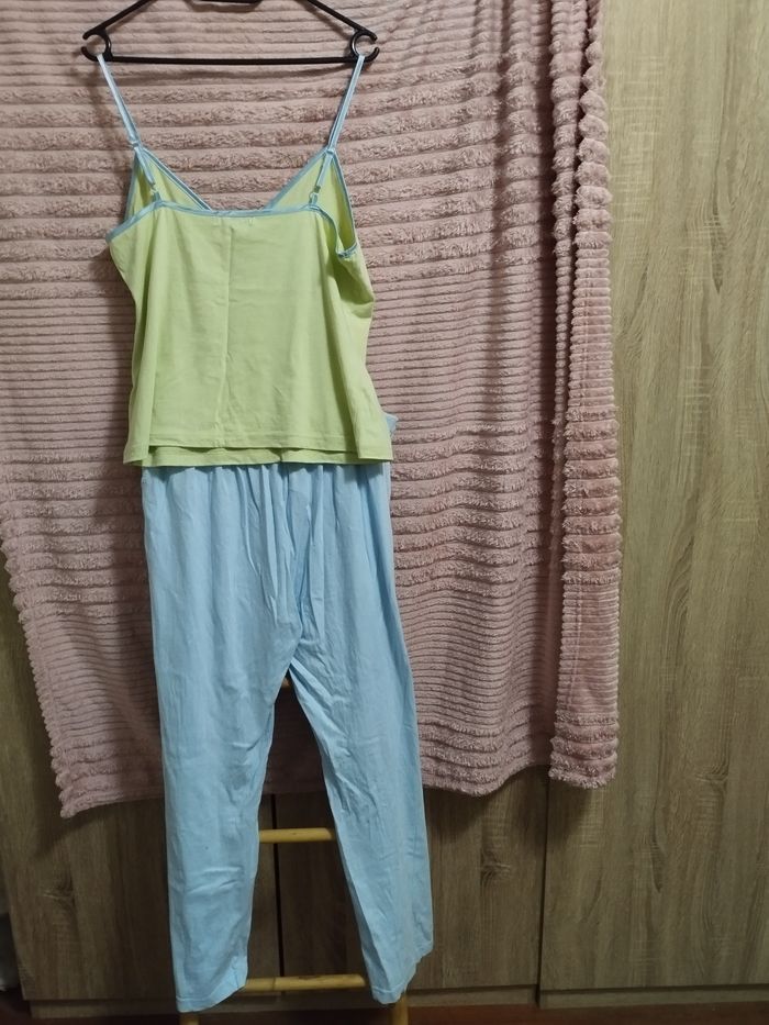 Ensemble pyjama vert et bleu - photo numéro 3