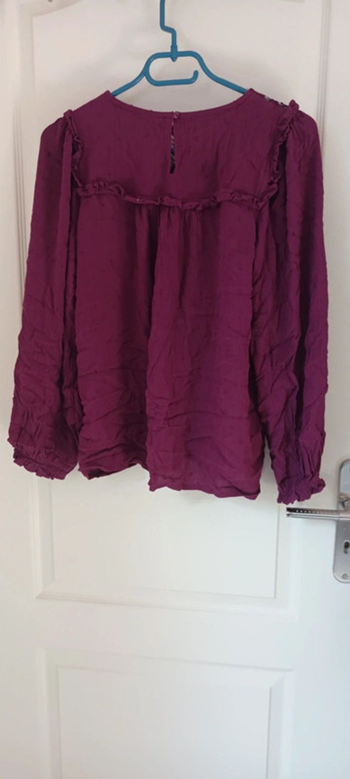 Blouse violette - photo numéro 2