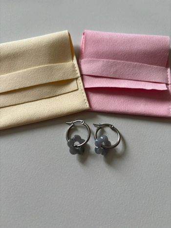 Créole pendentif fleur