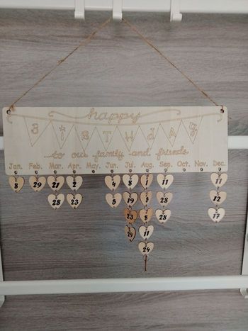 Calendrier d'anniversaire
