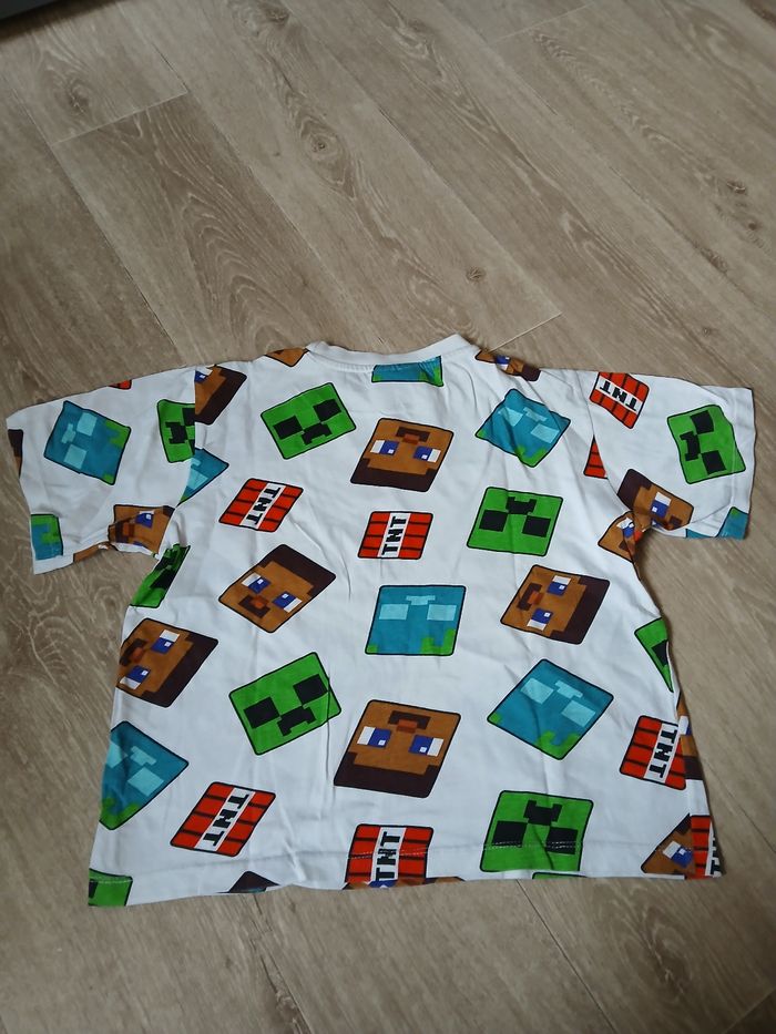 Tee shirt Minecraft 8 ans garçon - photo numéro 2