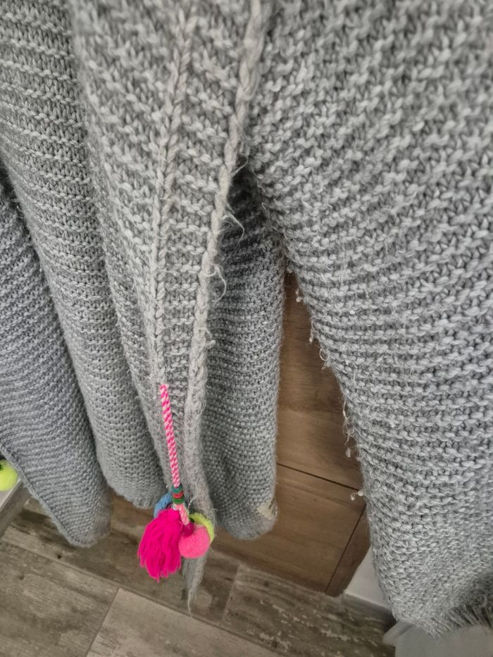 Gilet oversize gris cocooning Mino Du Sud taille unique - photo numéro 3