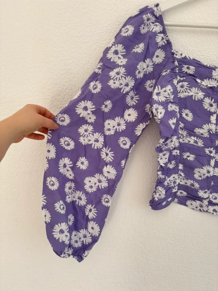 Blouse violette - photo numéro 4