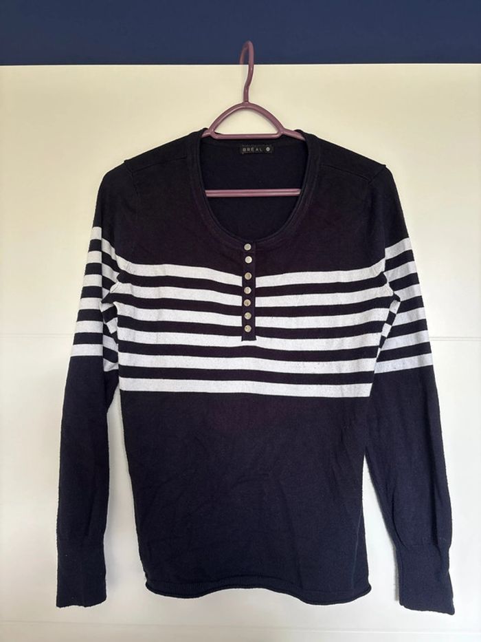 Pull femme breal marin