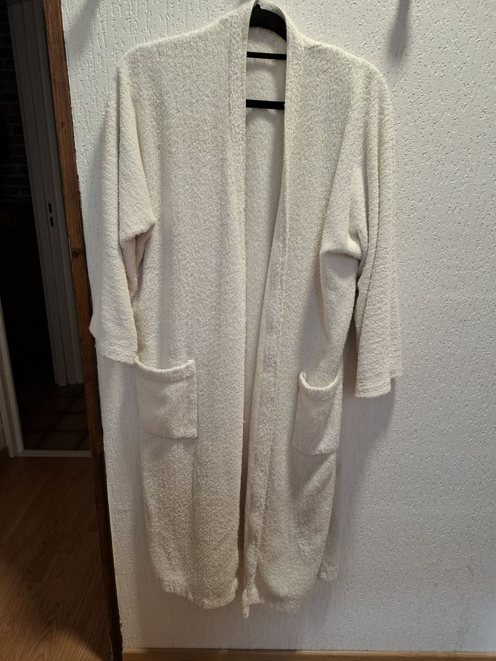 Joli peignoir de bain mixte blanc De Witte Lietaer M bon état