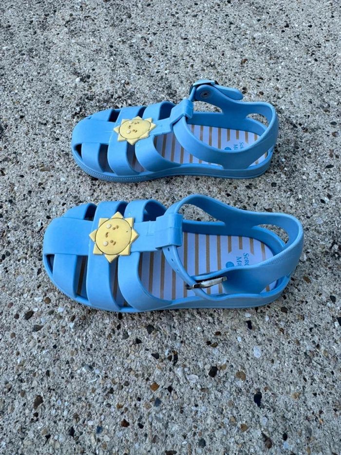 Sandales plastique || Sergent Major || bleu taille 26 - photo numéro 2
