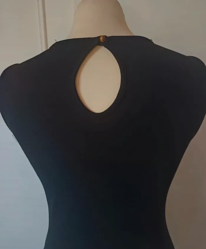 💎haut top de soirée femme sexy chic noir t s 36 y2k 90s 2000 - photo numéro 3