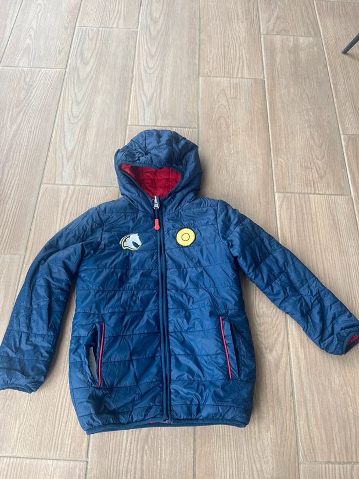 Manteau équitation réversible 8 ans