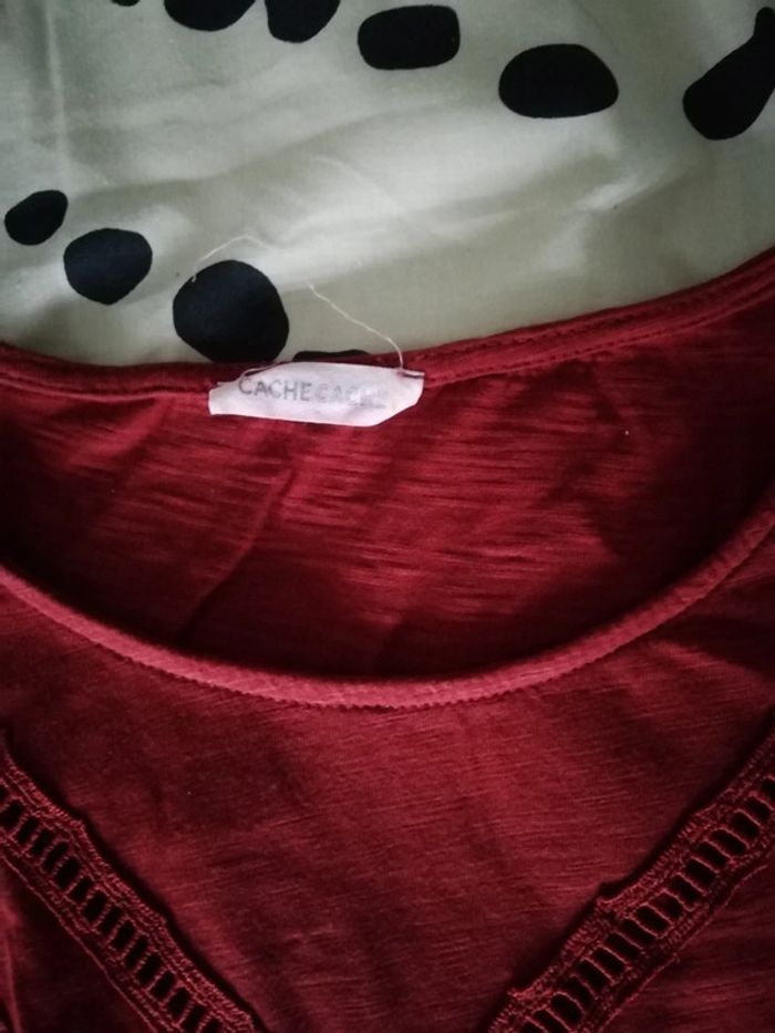 Tee-shirt brique - photo numéro 3