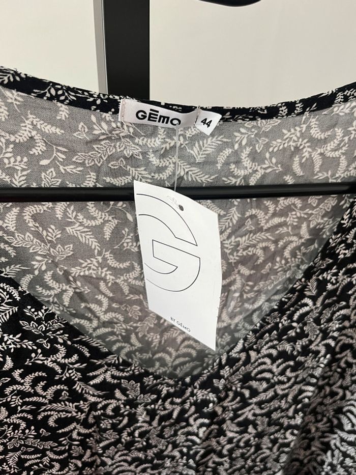 Robe noire à motif Taille 44 - photo numéro 3