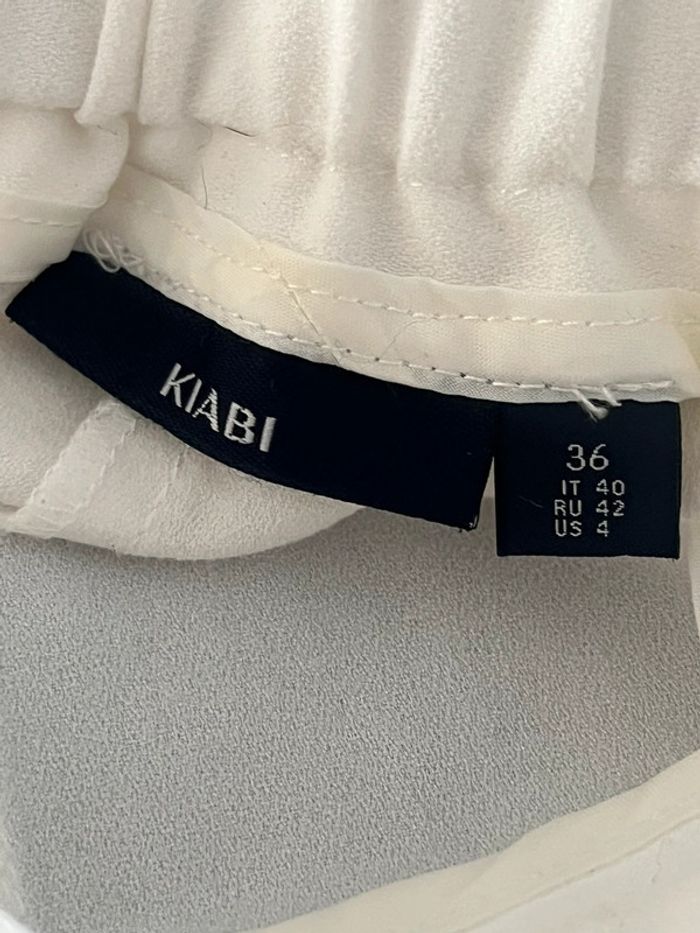 Short blanc bas fantaisie kiabi S - photo numéro 4