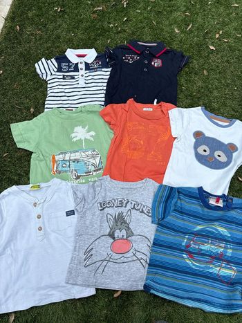 Lot de 5 tee shirts en 12 mois