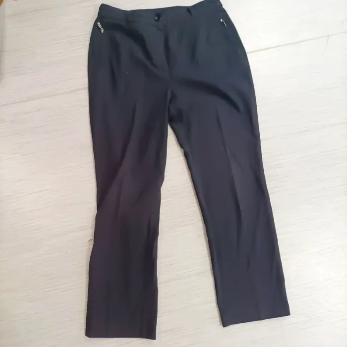12 pantalons femme taille M variés coupe droite, slim, cargo, imprimés - photo numéro 9