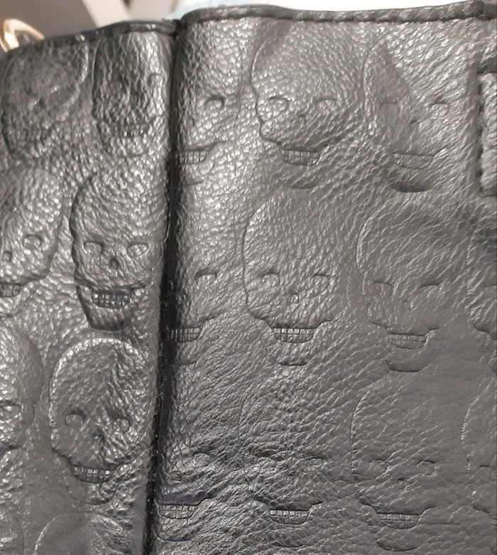 Joli grand sac cabas fourre-tout motifs têtes de mort gothique steampunk - photo numéro 3