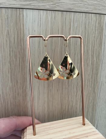 Boucles d'oreilles dorées