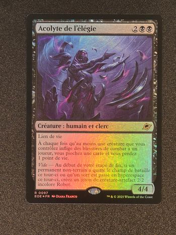 Magic the gathering - Acolyte de l’élégie - foil - Edge of Eternities