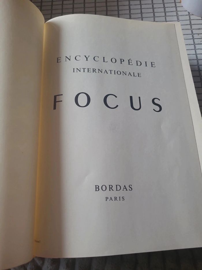 Encyclopedie internationale focus A-c - photo numéro 2
