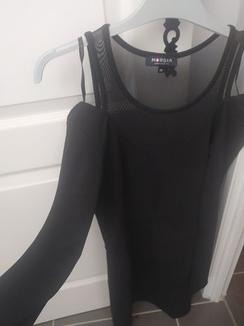 Robe femme Morgan taille m noire comme neuve manches longues