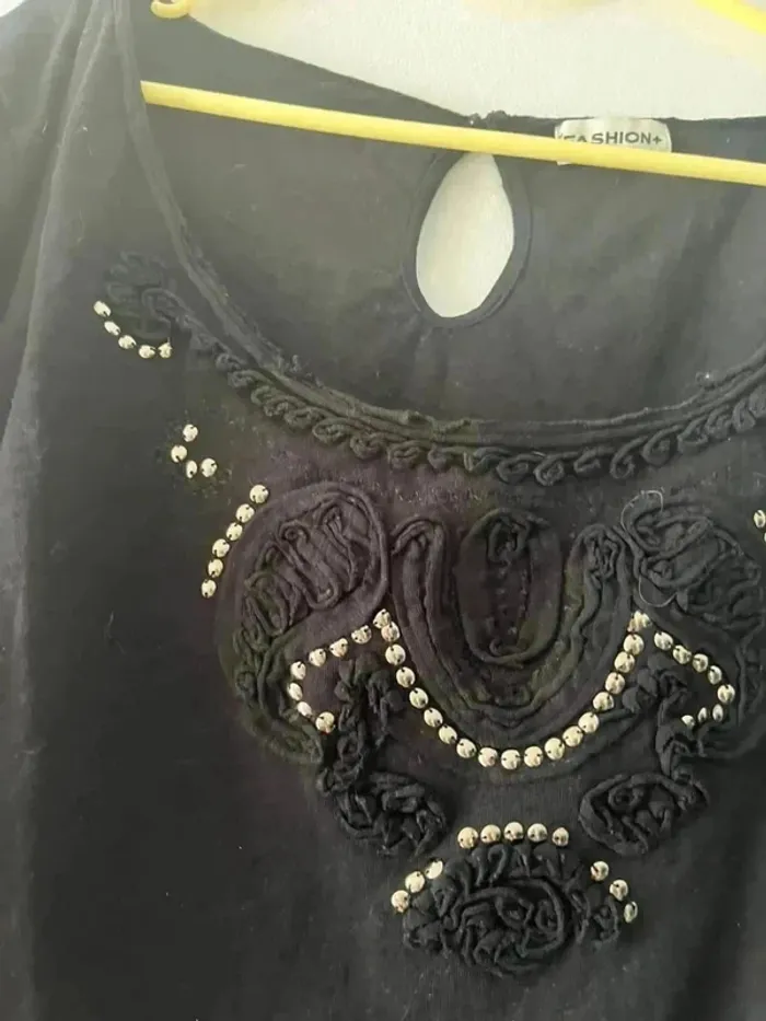 Tee shirt noir - Taille 50 - photo numéro 3