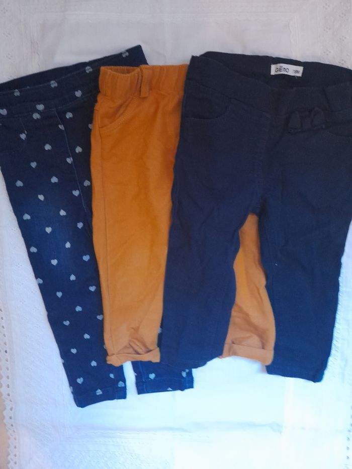 Lot 3 pantalons