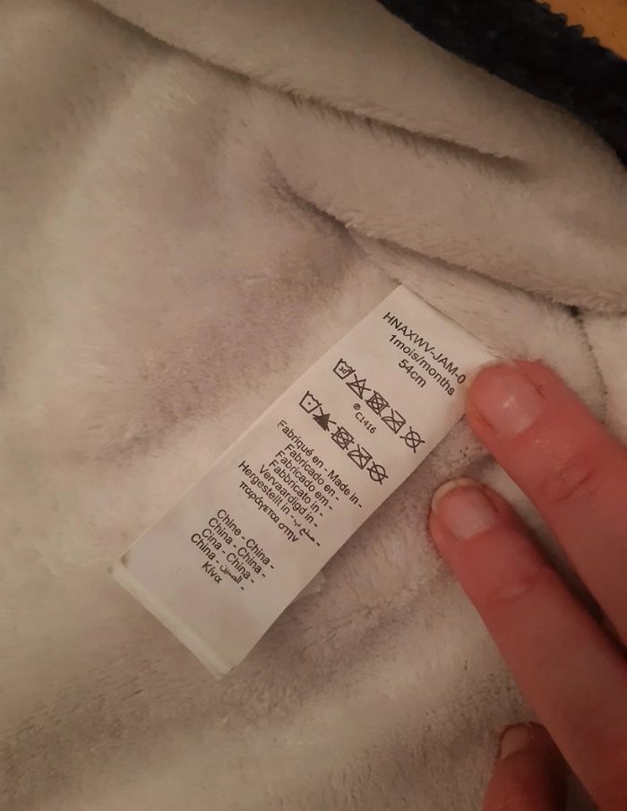 Combinaison chaude marine Smiley (1M) - photo numéro 4