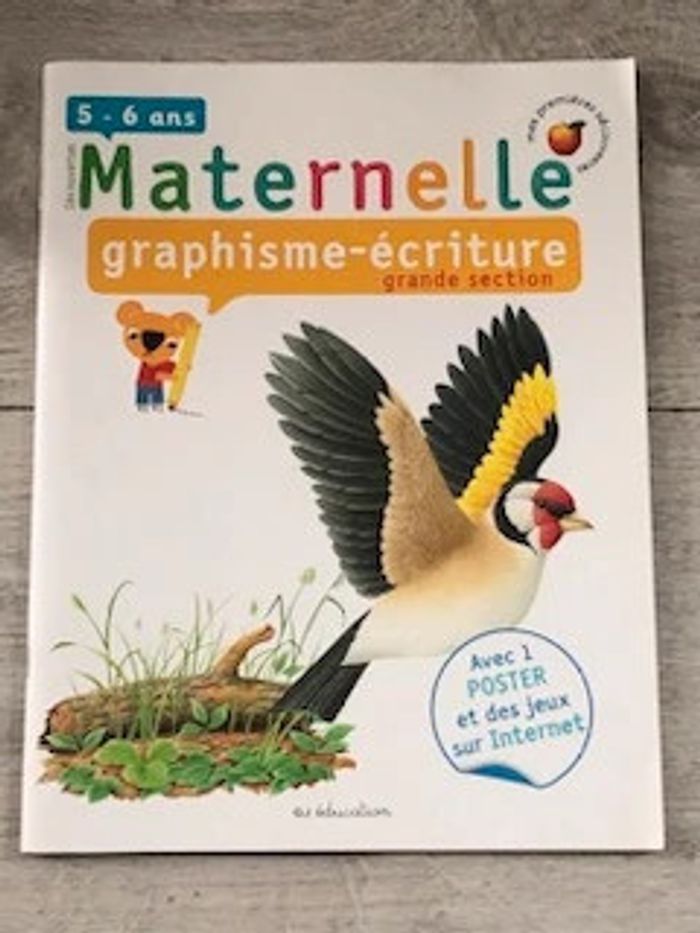 Cahier neuf maternelle graphisme écriture