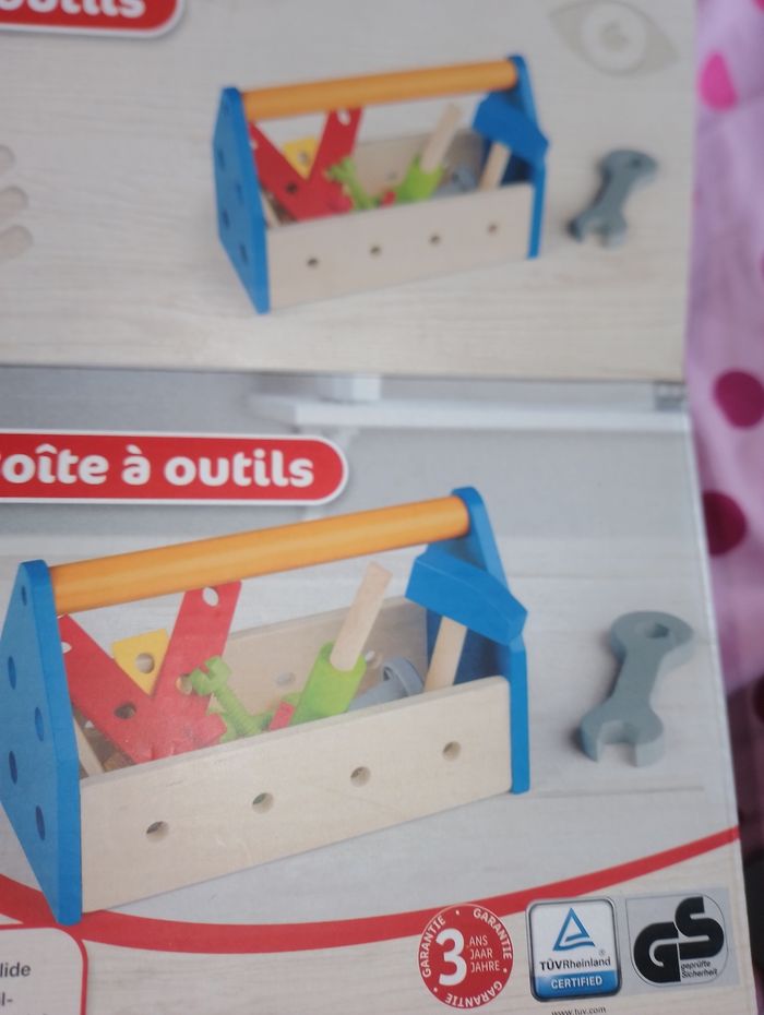 Boîte à outils en bois 22 pièces 
Playtive - photo numéro 2