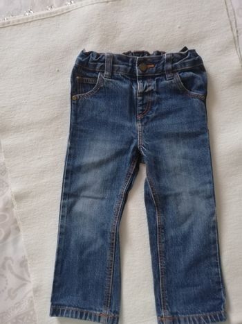 Jeans garçon, bleu, 24 mois, KIABI, en très bon état