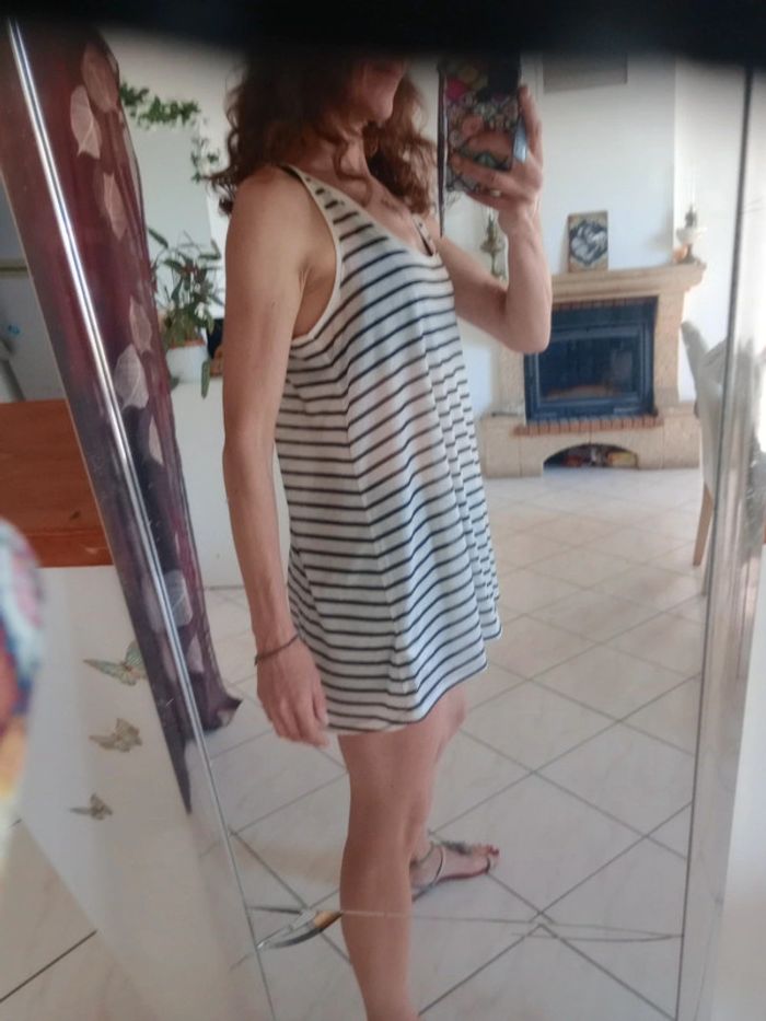 Débardeur femme L rayé c85 - photo numéro 6