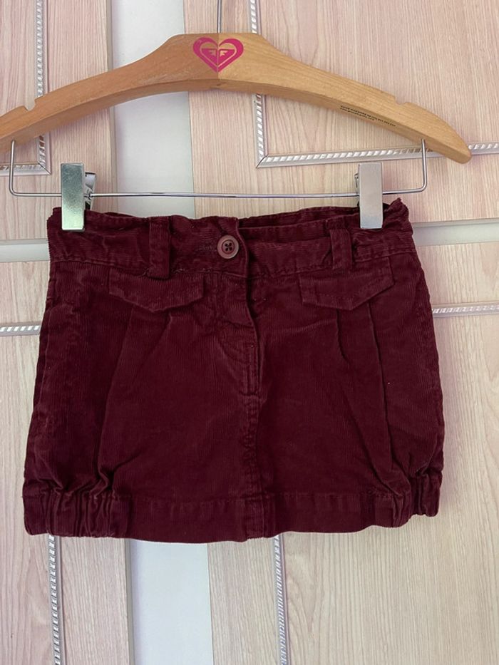Jupe en velours côtelé 4 ans