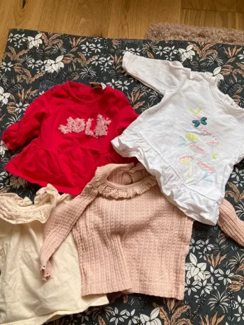 Lot 4 t-shirt ML (3 mois)