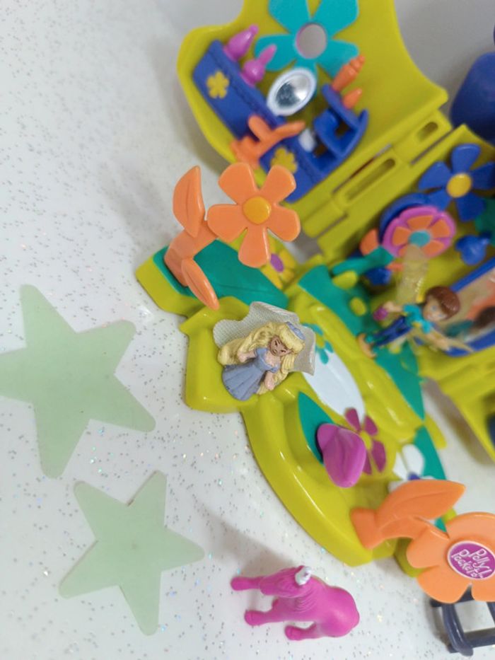 Fée fairy boutique blossom Polly pocket fleur flower mini small micro doll figurine licorne unicorn - photo numéro 3