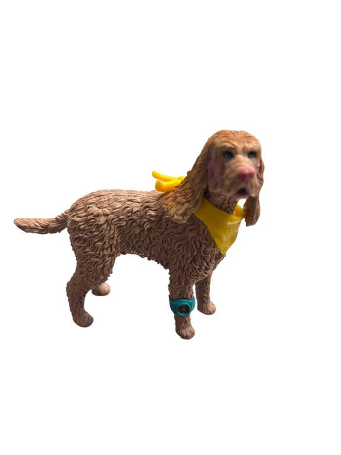 Figurine chien Cocker PVC 10 X 8 cm