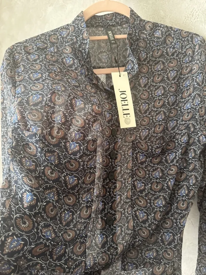 Chemise bleu marine taille S Joelle - photo numéro 6