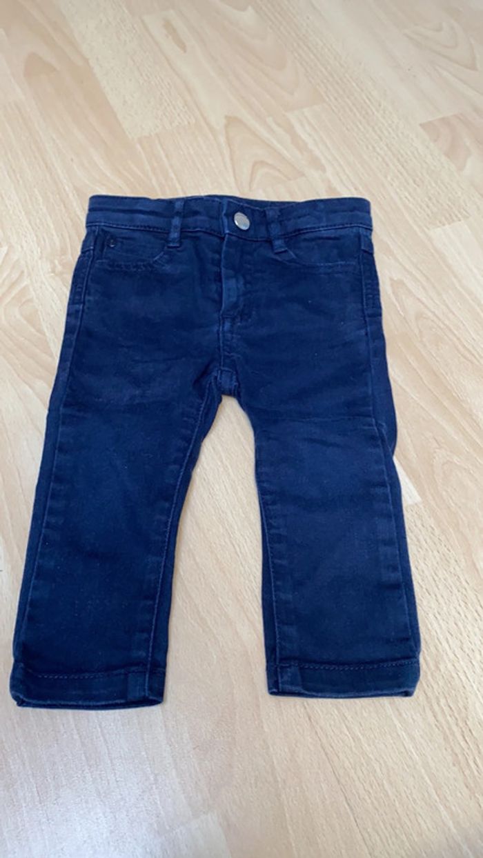Pantalon bleu Jacadi - 12 mois