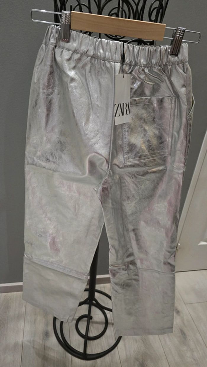 Pantalon Zara Argenté - photo numéro 6