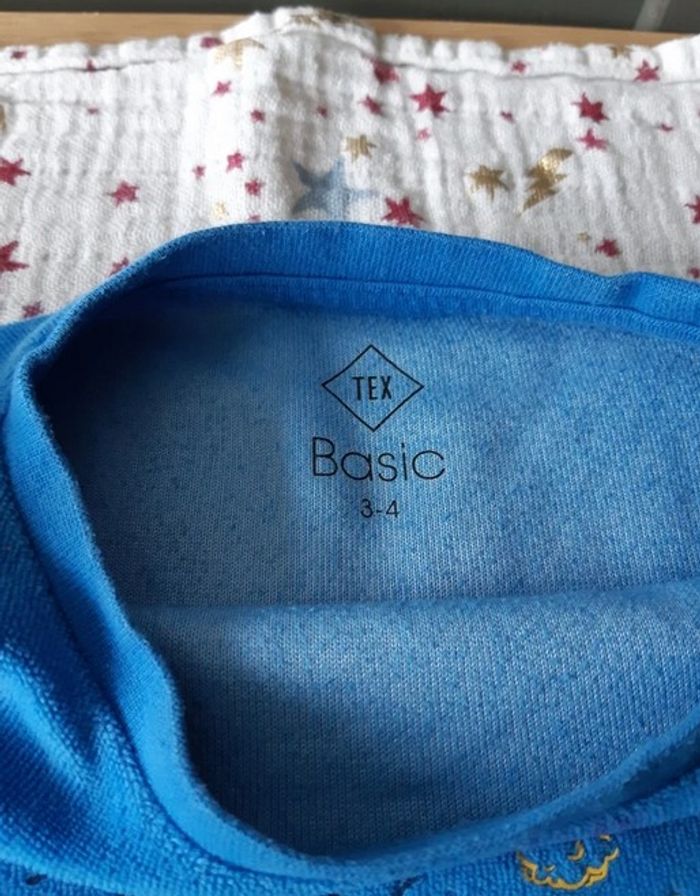 Pyjama 2 pièces velours 3 ans TEX - photo numéro 3