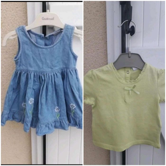 Ensemble 2 pièces filles taille 6 mois