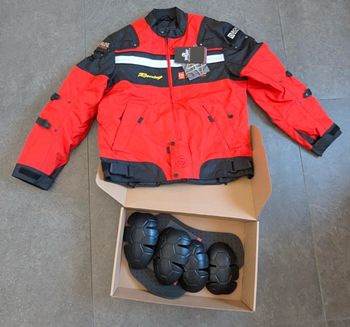 Veste de Moto Borleni taille L homme rouge