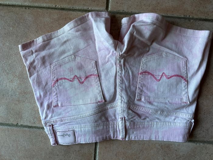 Short jean rose Pépé Jeans taille 30 (40 FR) - photo numéro 2