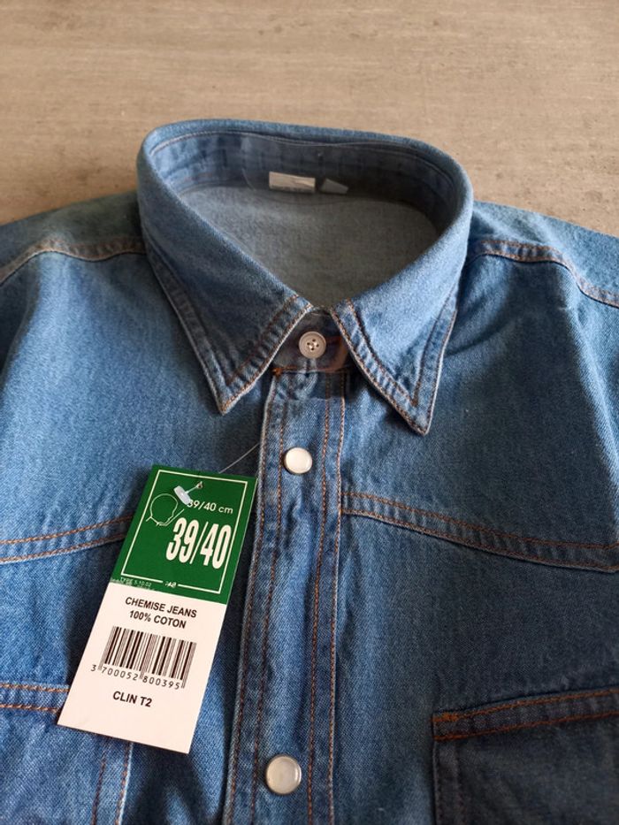 chemise en jean - photo numéro 4